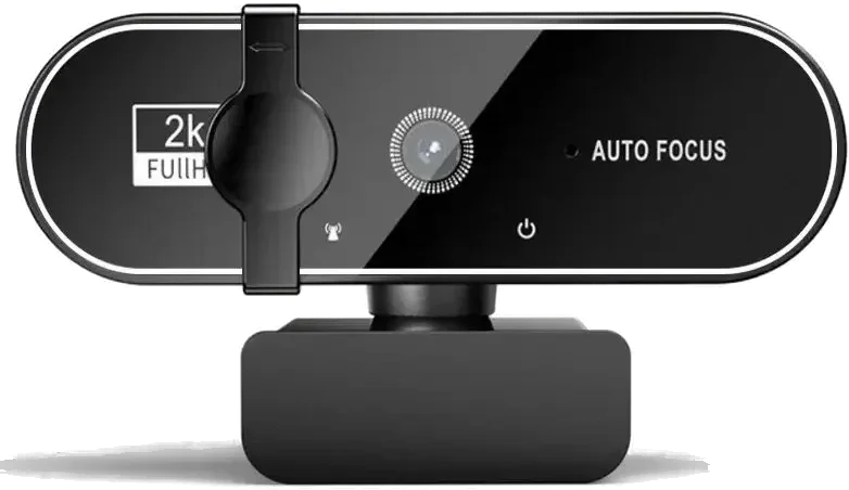 2K Autofocus Webcam in Black